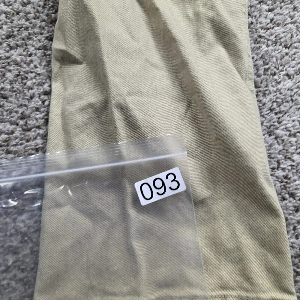 LL Bean Pants Mens 36x32 Brown Field Chinos 5 Pocket Straight Adjustable Waist